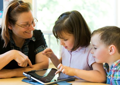 Online professional development for preschool teachers